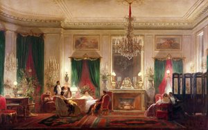 Salon księżnej Matyldy Bonaparte (1820-1904) Rue de Courcelles, Paryż, 1859